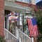 4th of July Door Sign Decor Patriotic Wooden Hanging Sign Independence Day
